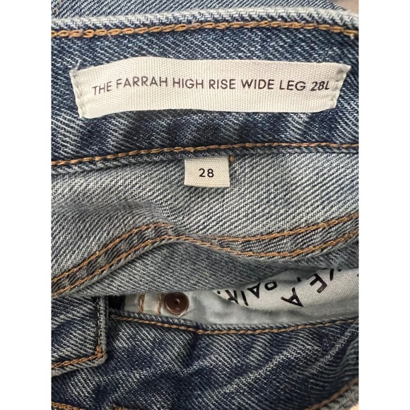 Denim Forum Blue Flare & Wide Leg Jeans - Picture 6 of 10